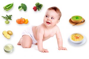 thức ăn cho trẻ cần phải chứa bốn nhóm dinh dưỡng